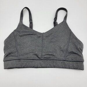 Athletic Works Sports Bra Workout Charcoal Gray M 8-10 Style AWL18043